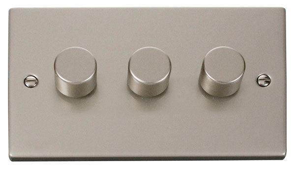 Click Deco Triple Dimmer (Plate Only) - Prisma Lighting