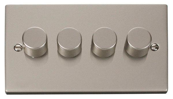 Click Deco 4G Quad Dimmer (Plate Only) - Prisma Lighting