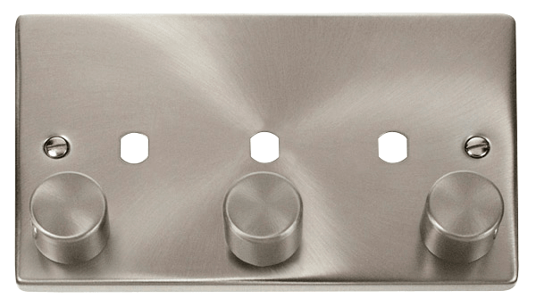 Click Deco Triple Dimmer (Plate Only) - Prisma Lighting