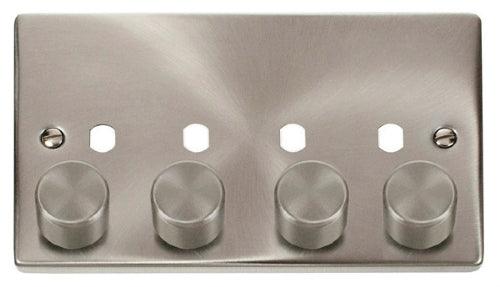 Click Deco 4G Quad Dimmer (Plate Only) - Prisma Lighting