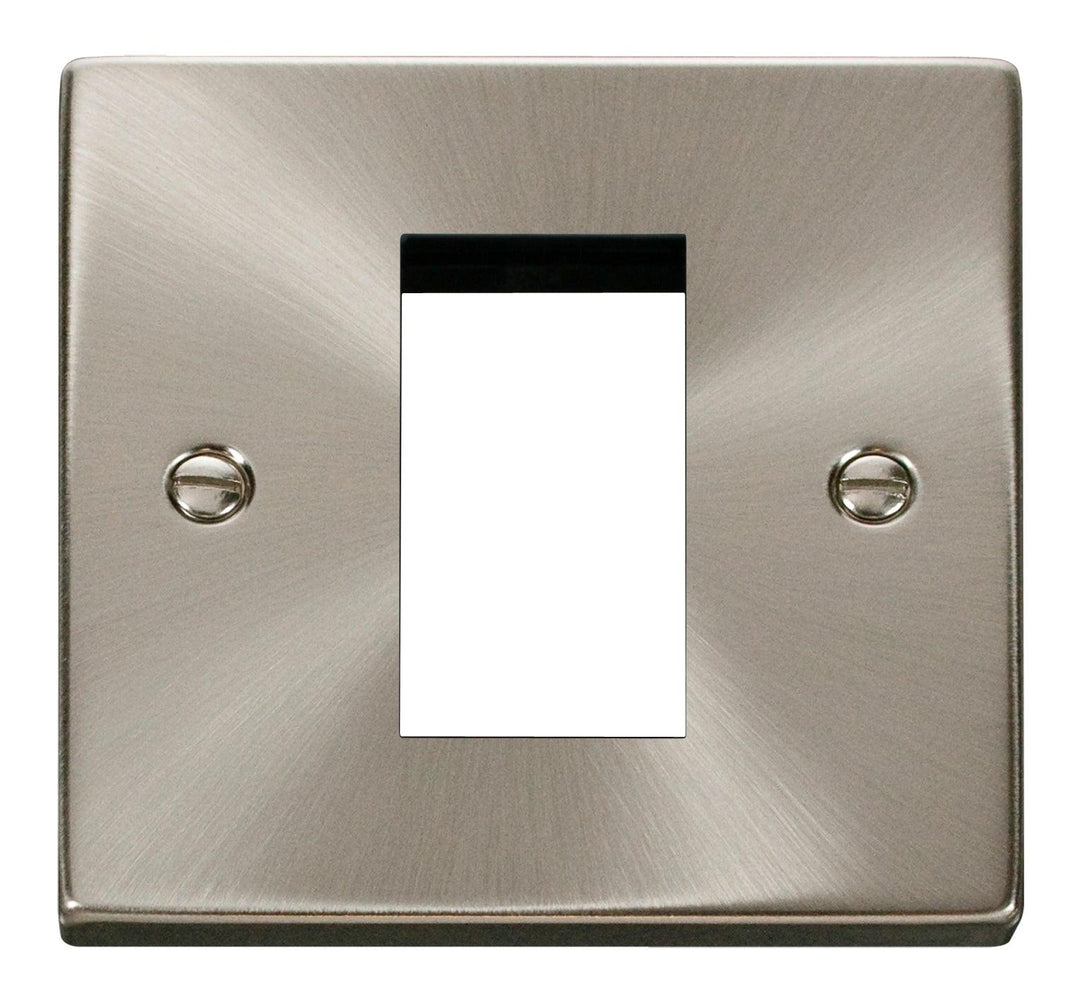 Click Deco Frontplate 1G Single Module Euro Plate - Prisma Lighting