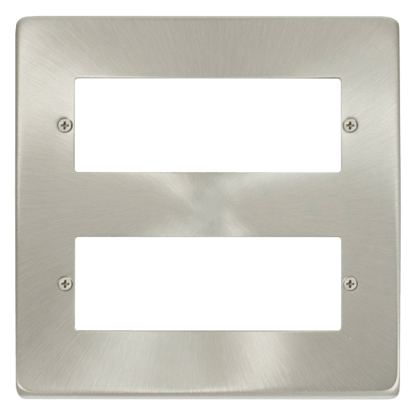 Click Deco 12 Module 2 Tier Frontplate Minigrid - Prisma Lighting
