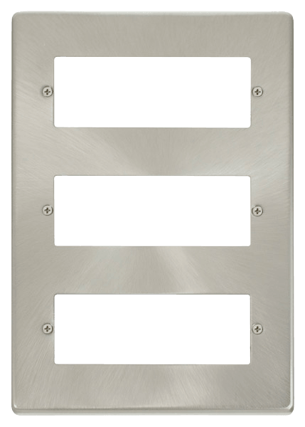 Click Deco 18 Module 3 Tier Frontplate Minigrid - Prisma Lighting