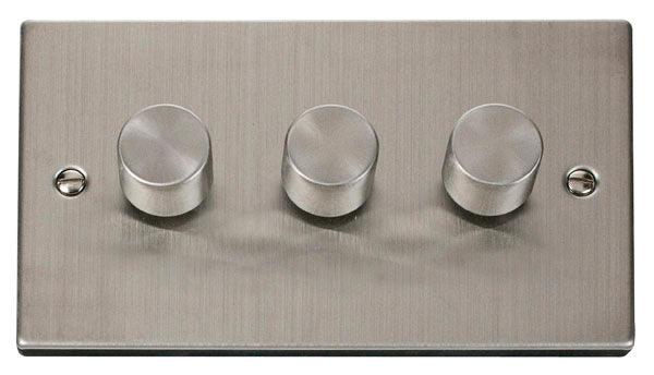 Click Deco Triple Dimmer (Plate Only) - Prisma Lighting