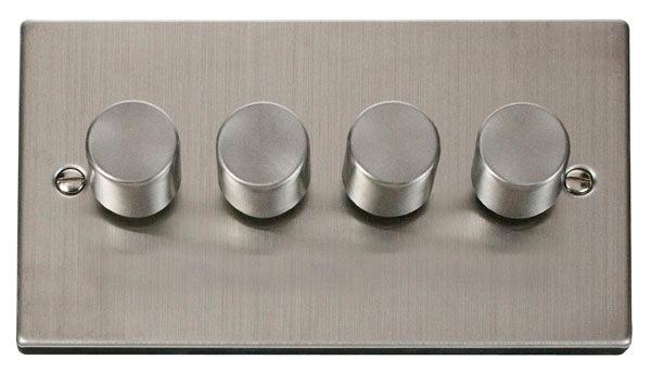 Click Deco 4G Quad Dimmer (Plate Only) - Prisma Lighting