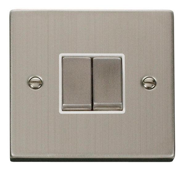 Click Deco Double Light Switch - Prisma Lighting