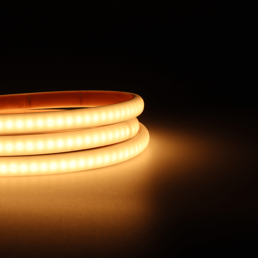 Dotless LED Strip High Brightness Warm White 3000K Waterproof 12W per Mtr 24V IP65 - Prisma Lighting