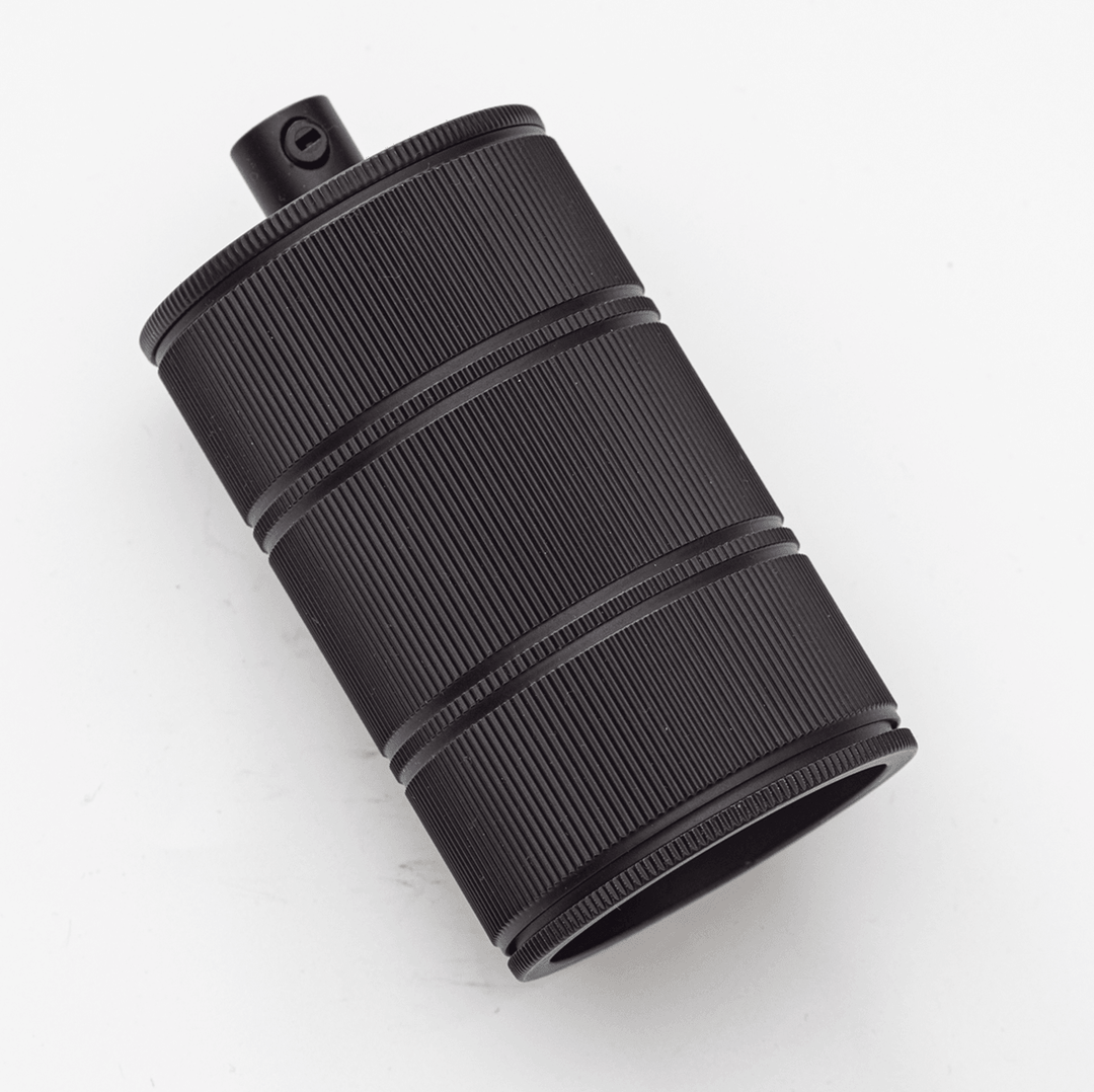 Calex XXL Black Lamp Holder ES/E27 3 Rings Model - Prisma Lighting