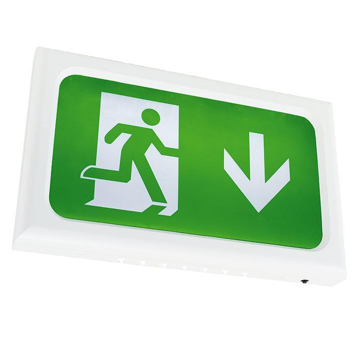 Ansell Encore LED Exit Sign Self Test Maintained/Non-Maintained 2.6W White AENLED/3M/W/ST