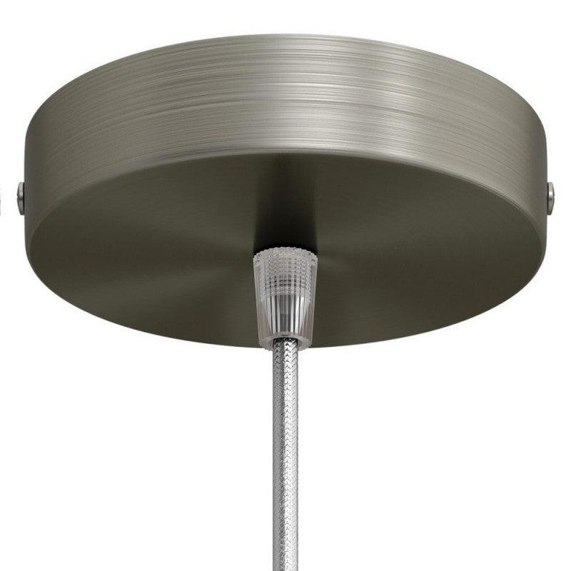 Satin Chrome Single Output Ceiling Rose - Prisma Lighting