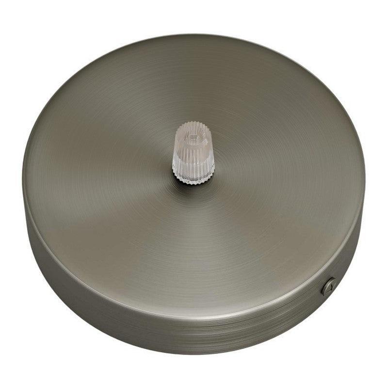 Satin Chrome Single Output Ceiling Rose - Prisma Lighting