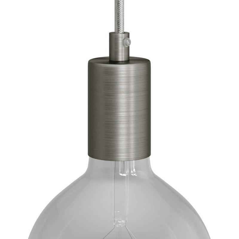 Cylindrical Metal Lamp Holder Kit E27 - Prisma Lighting