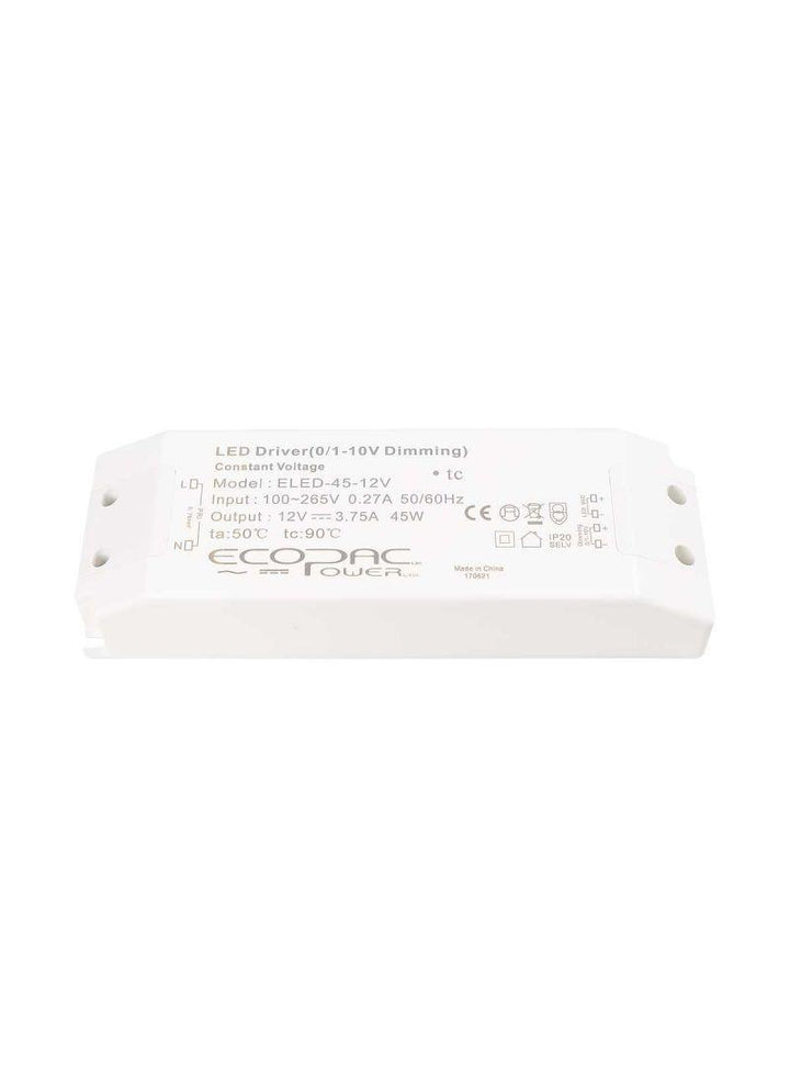 Ecopac LED Driver 45W 24V (1-10V, Dimmable) - Prisma Lighting
