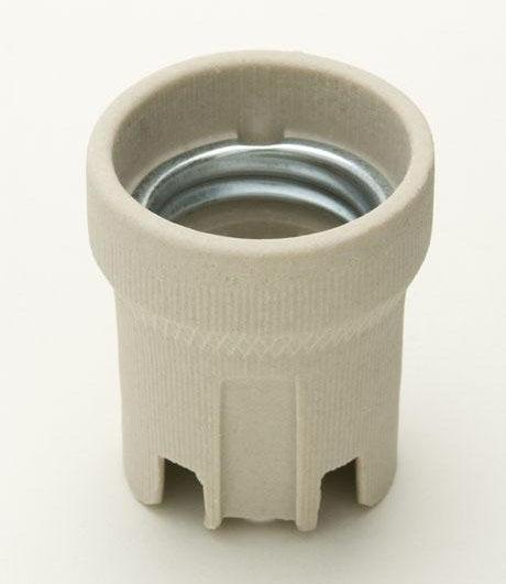 Porcelain / Ceramic Lamp Holder ES E27 Screw terminals - Prisma Lighting