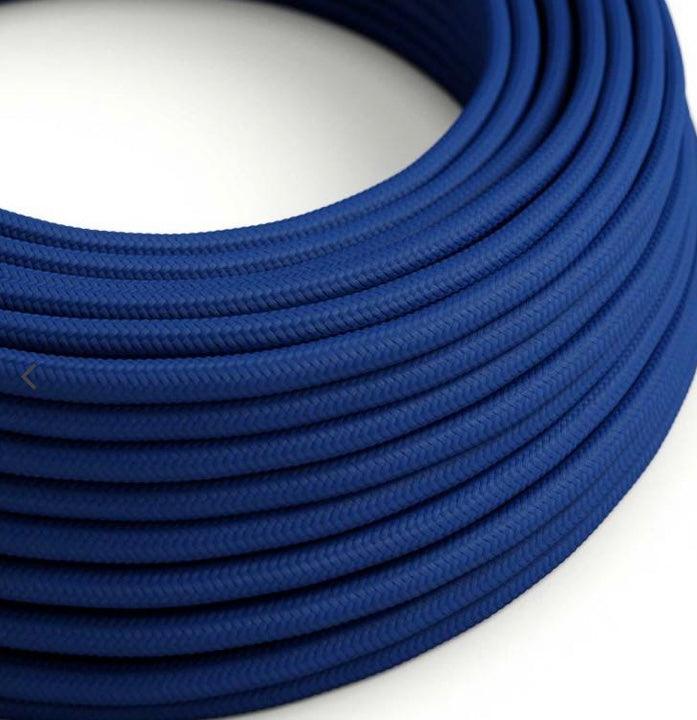 Prisma Royal Blue 3 Core 0.75mm Braid Cable - Prisma Lighting