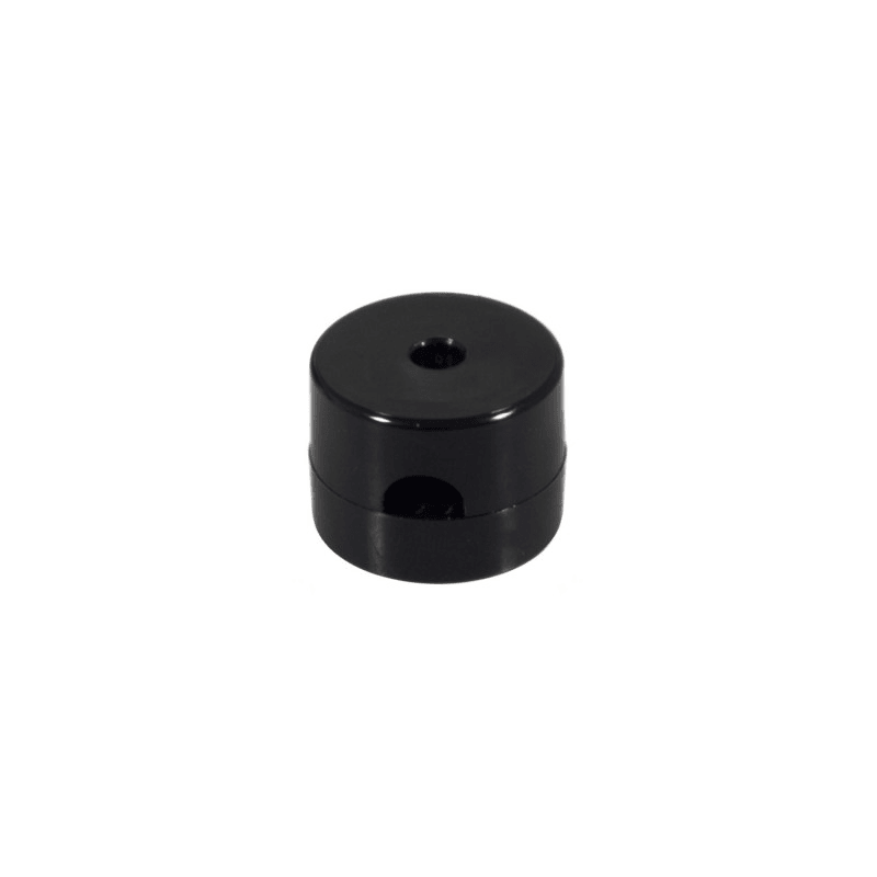 Wall or Ceiling mounted cable clamp black - Prisma Lighting