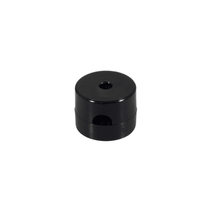 Wall or Ceiling mounted cable clamp black - Prisma Lighting