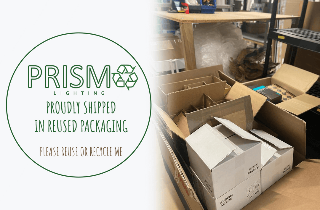 Our Company Prisma Lighting: Contributing to the Environment Through Packaging Reuse - Prisma Lighting