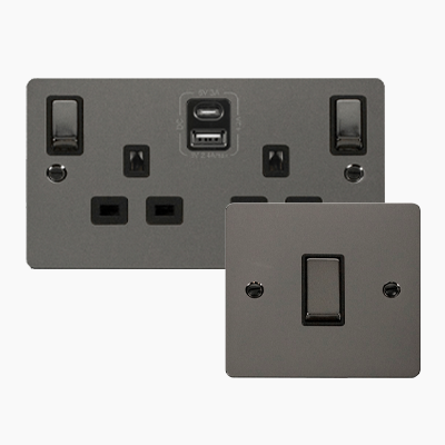 Flat Plate Wall Socket