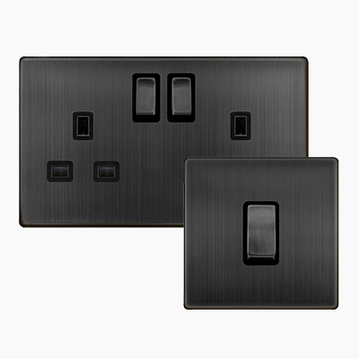 Definity Complete Matt Bronze Switches & Sockets