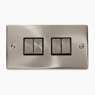 4 Gang 2 way Light Switches