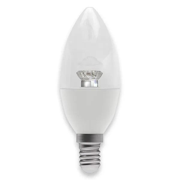 4W LED 4000K DIMMABLE CANDLE CLEAR - SES (PACK OF 10) - Prisma Lighting