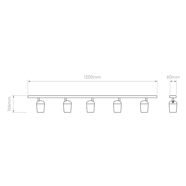 Image of Astro Koto Five Bar, supplied by Prisma Lighting