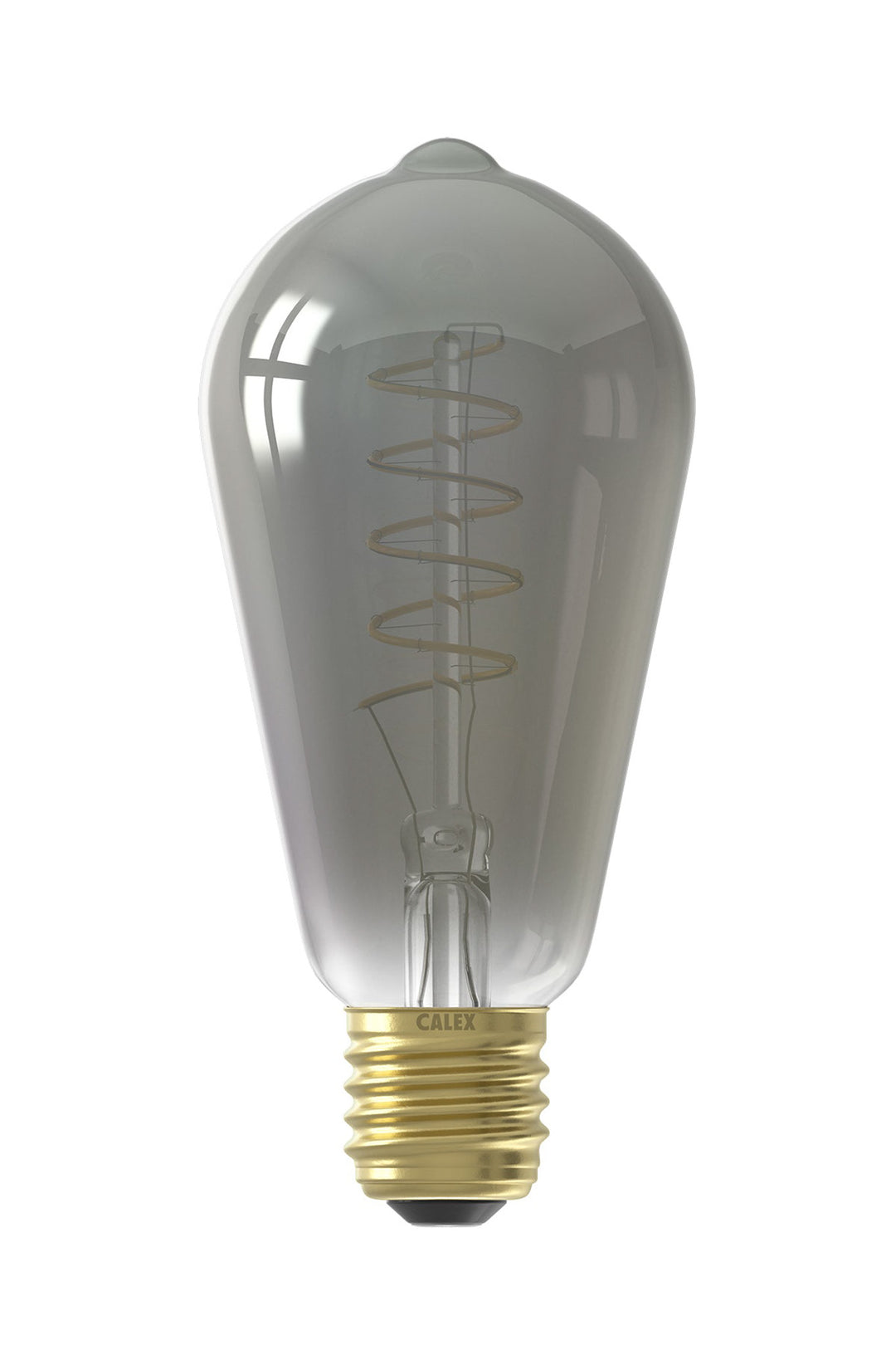 Calex LED Flex Filament Rustic Lamp ST64, Titanium, E27, Dimmable 1001000800