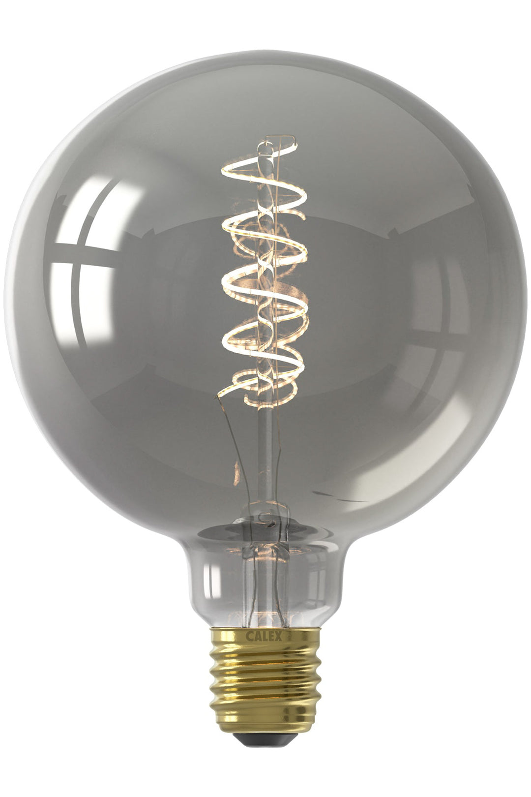 Calex LED Flex Filament Globe Lamp G125, Titanium, E27, Dimmable 1001001100