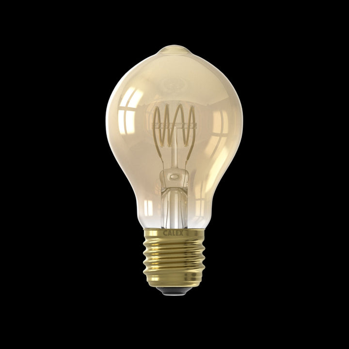 Calex LED Flex Filament GLS Lamp A60DR, Gold, E27, Dimmable
