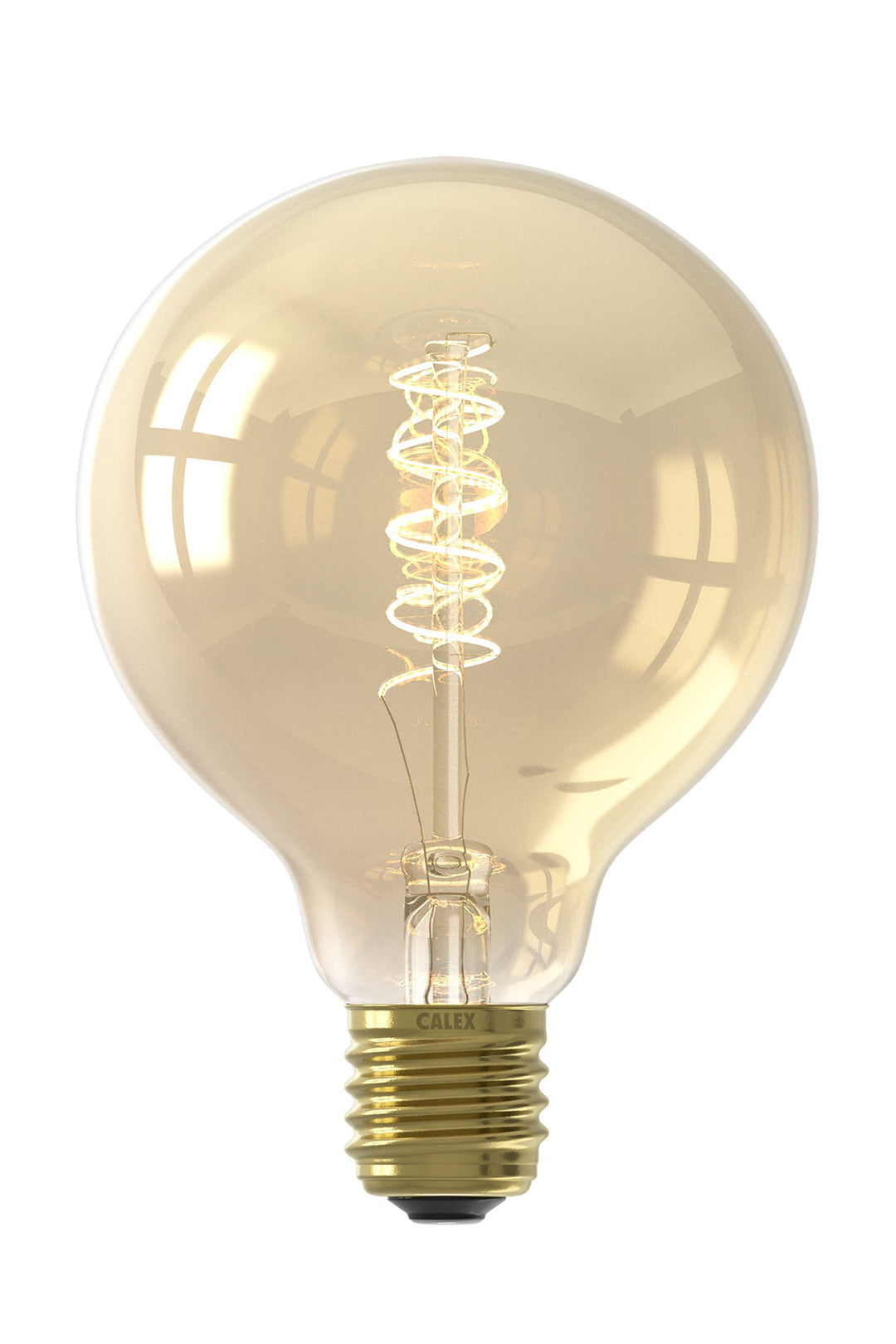 Calex LED Flex Filament Globe Lamp G95, Gold, E27, Dimmable 1001002100