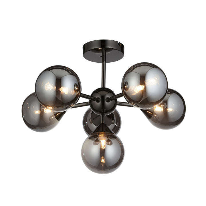 Oscar 6lt Semi flush Black