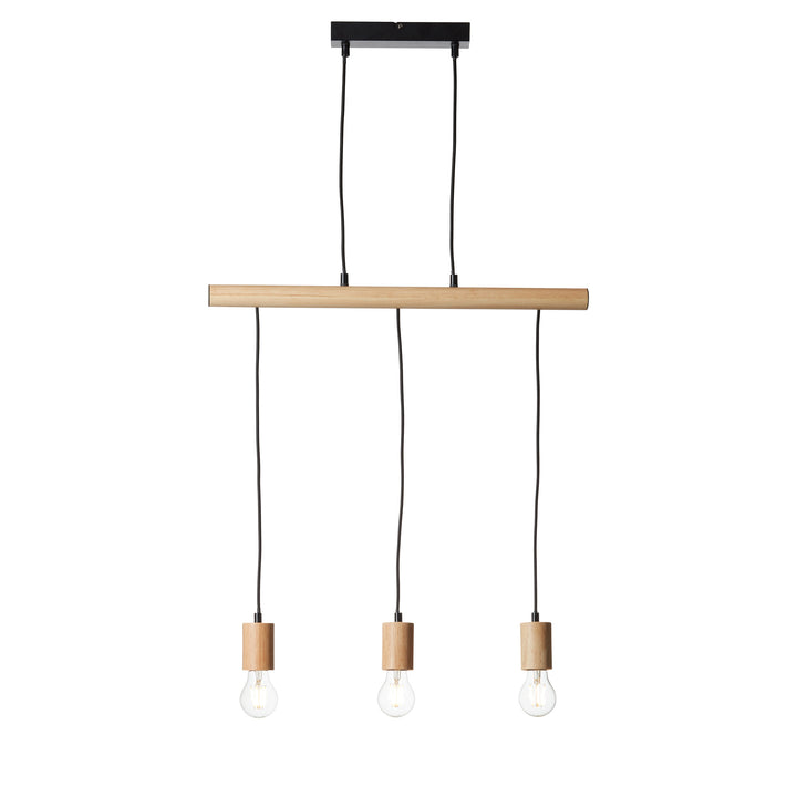 Sven 3lt Linear Pendant Wood