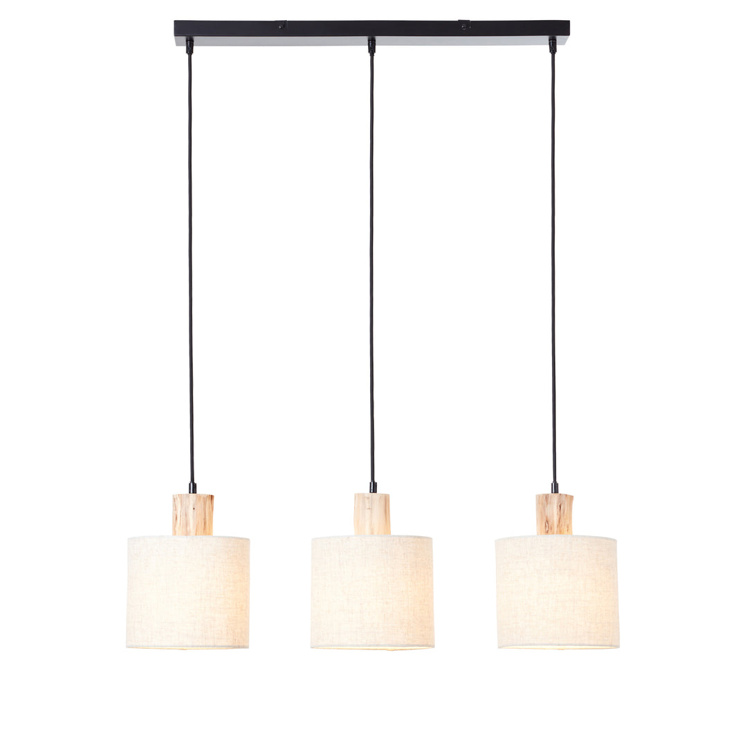 Durban 3lt Linear Pendant Wood