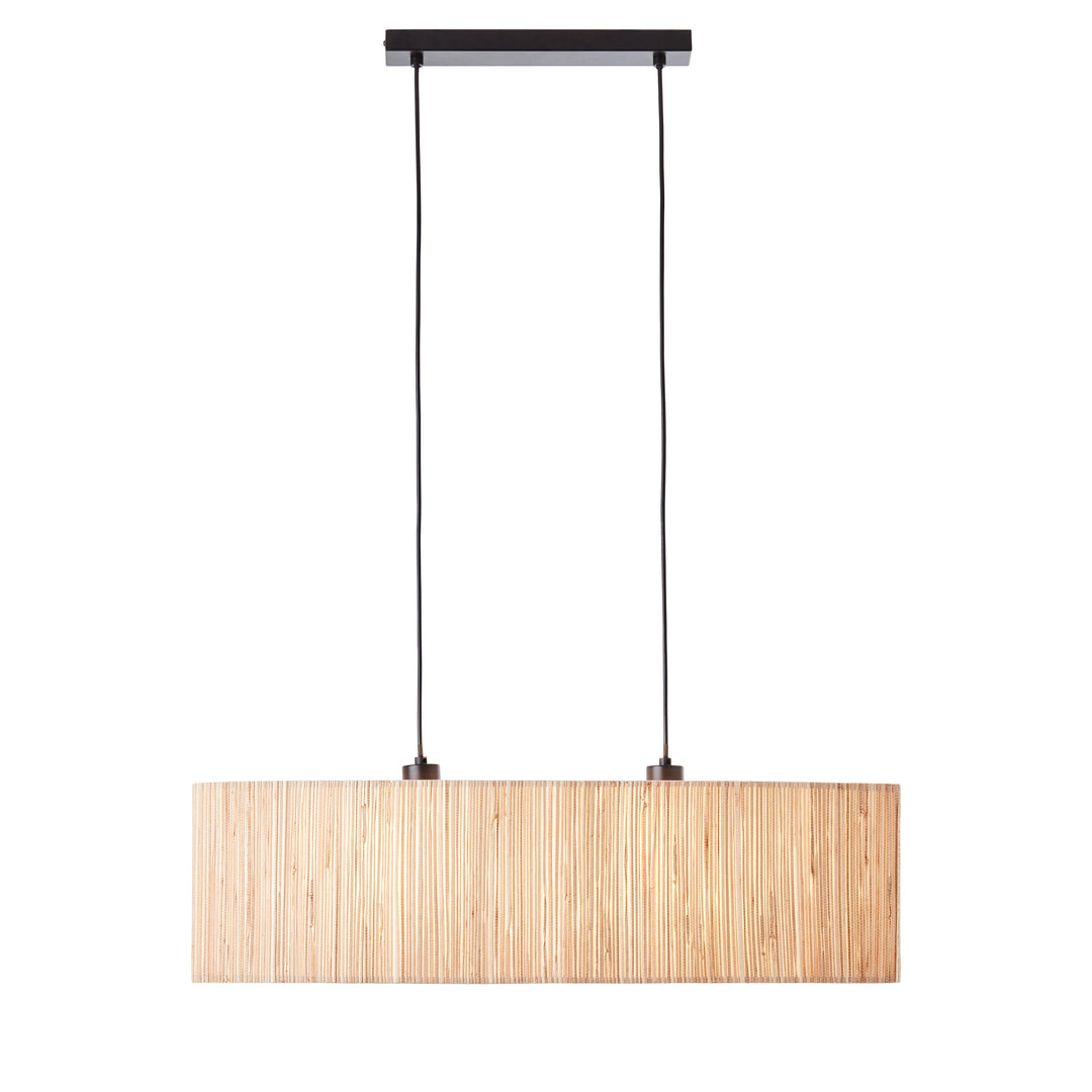 Longshore 2lt Linear Pendant Wood