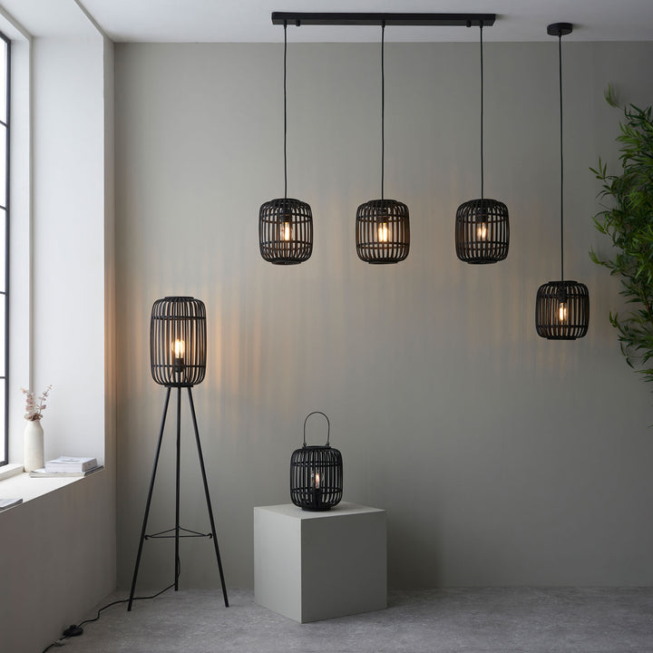 Mathias 3lt Linear Pendant Wood