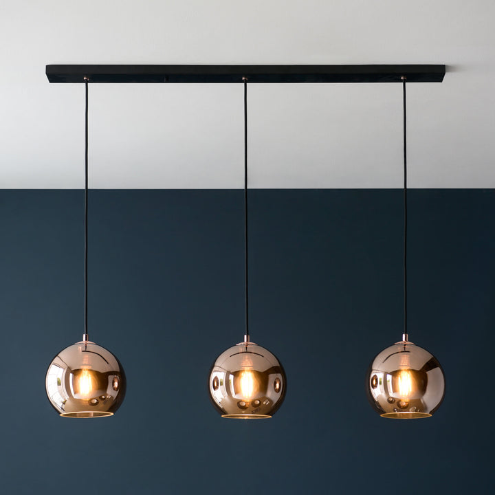 Boli 3lt Linear Pendant Copper