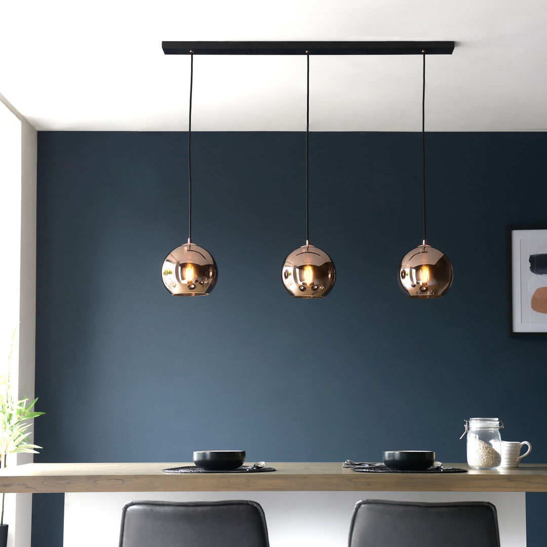 Boli 3lt Linear Pendant Copper