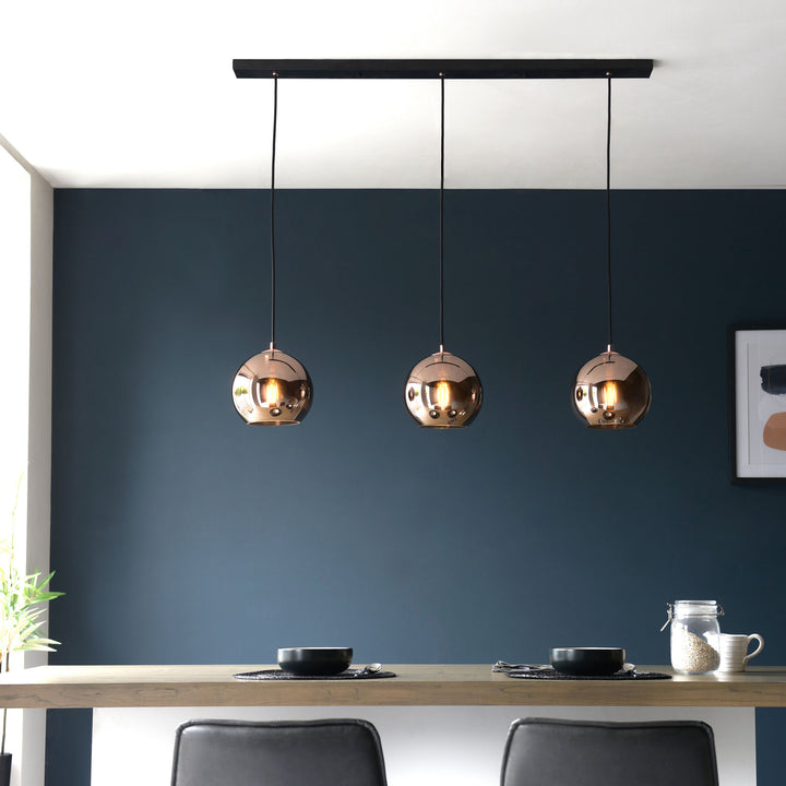 Boli 3lt Linear Pendant Copper