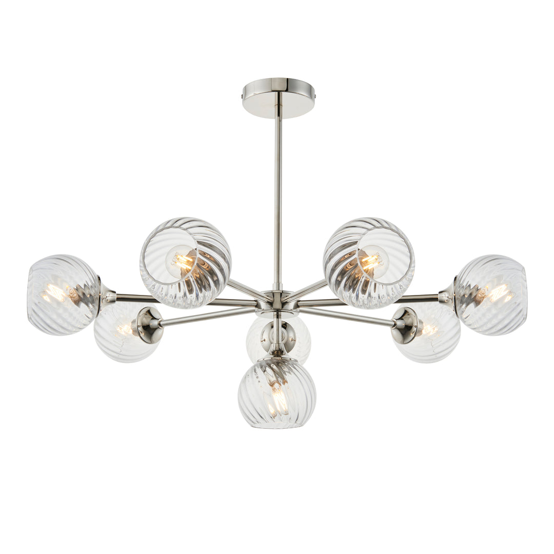 Allegra 8lt Pendant Nickel