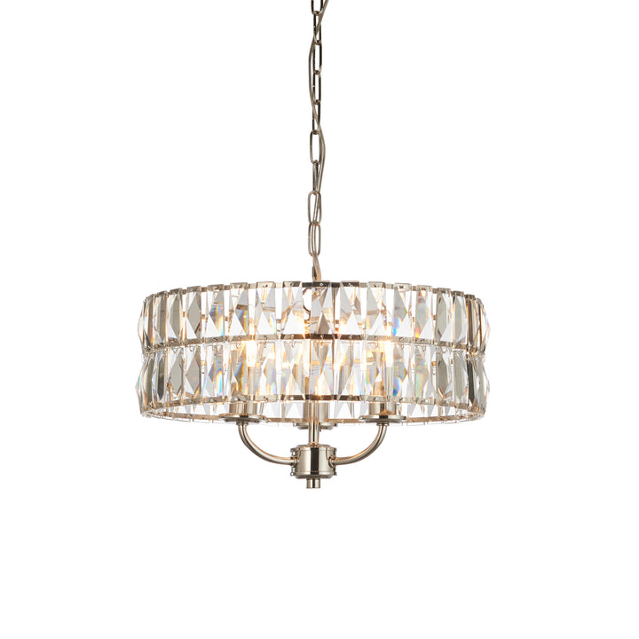 Clifton 3lt Pendant Nickel