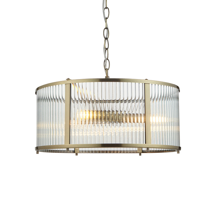 Ridgeton 3lt Pendant Brass