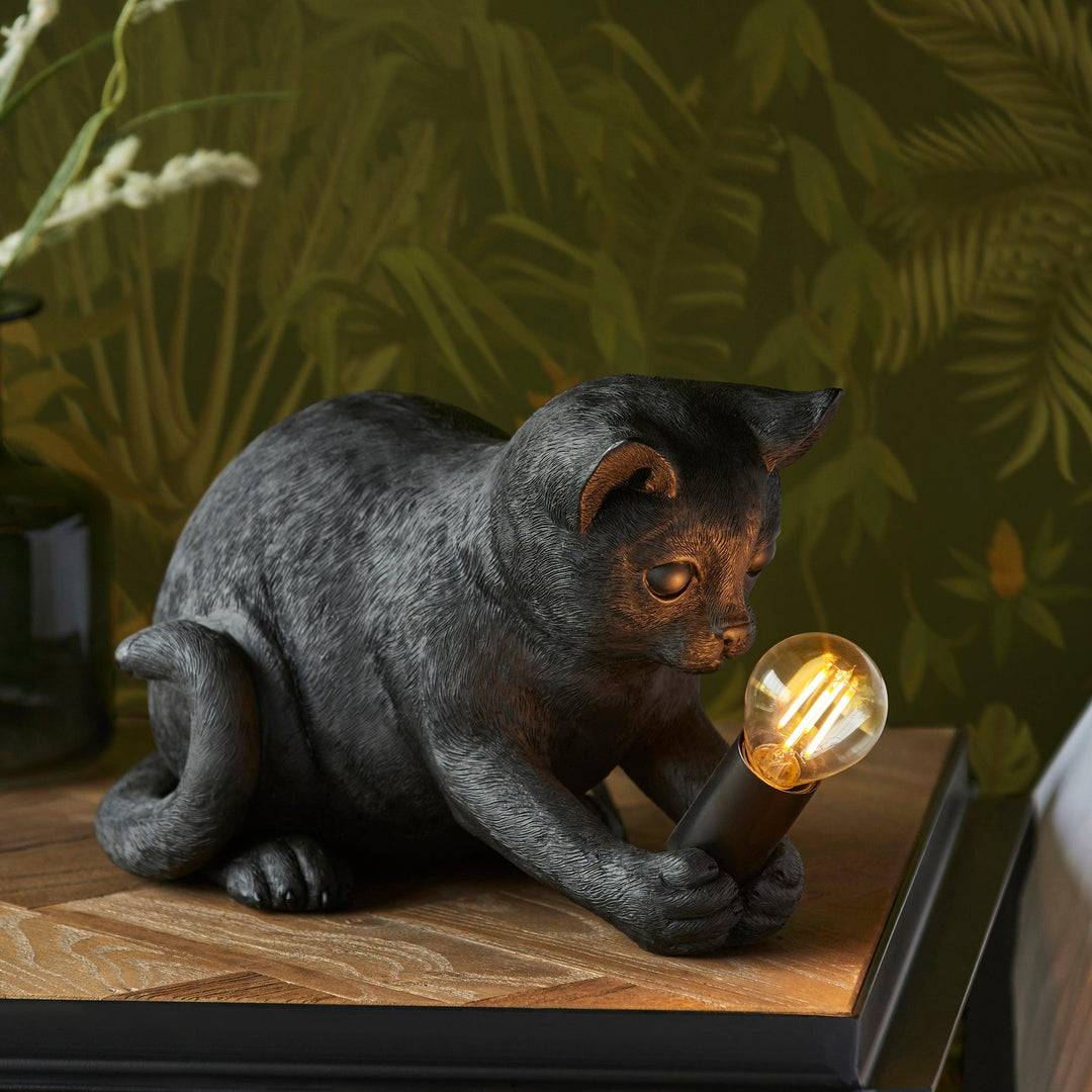 Kitten Table Lamp | Matt Black - Prisma Lighting