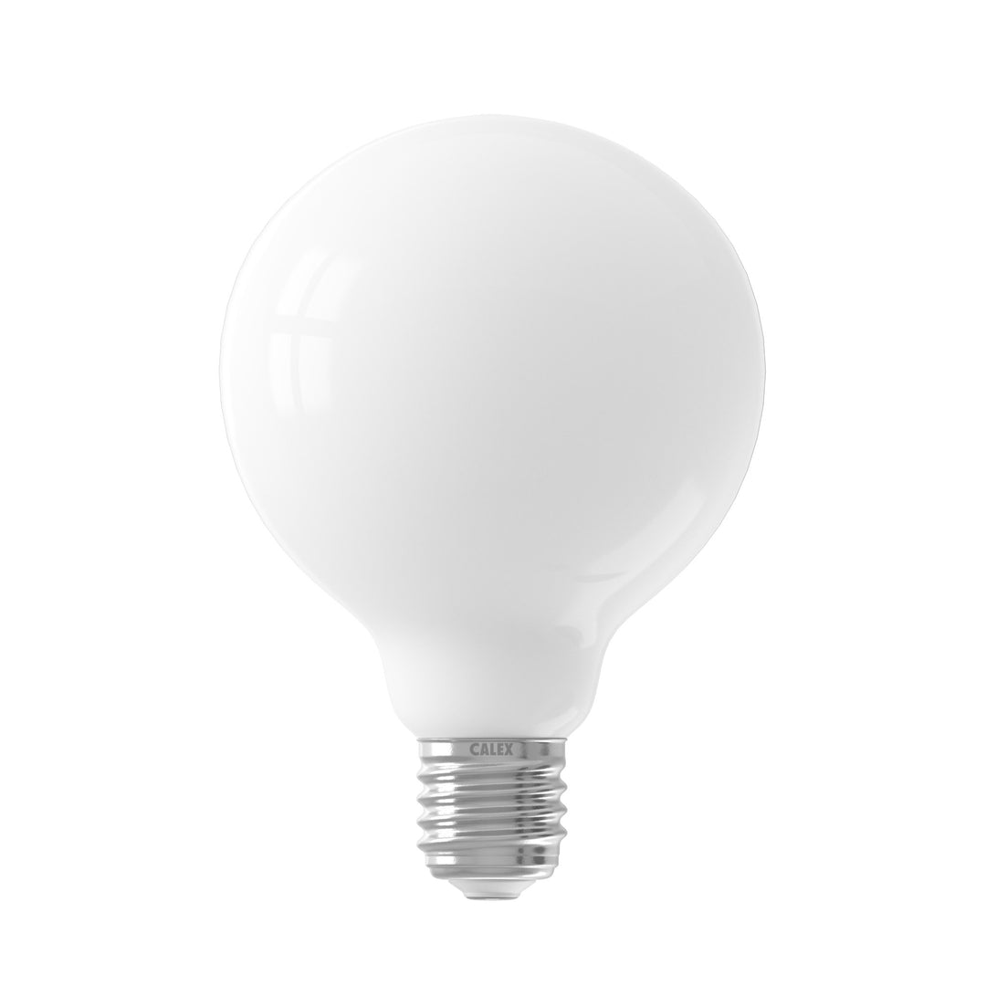 Calex LED Softline Globe Lamp G95, Opal, E27, Dimmable 1101002900