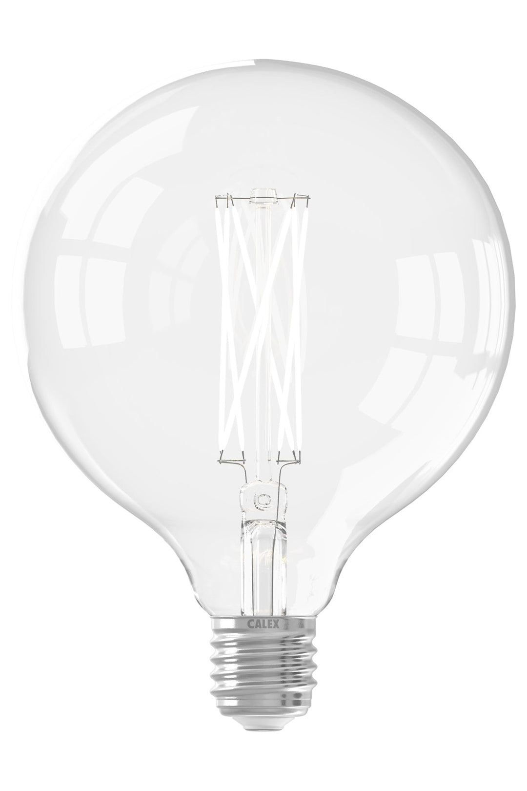 Calex LED Warm Filament Globe Lamp G125, Clear, E27, Dimmable 1101003100