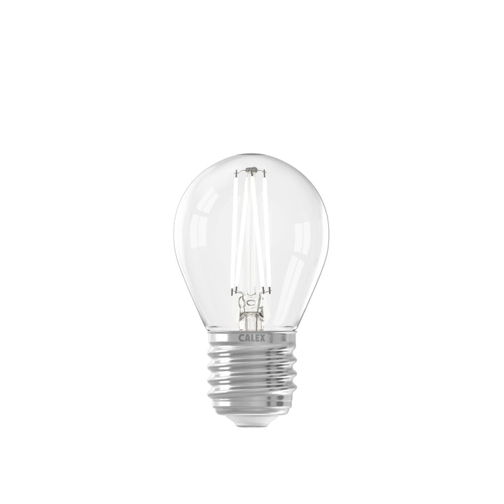 Calex LED Functional Filament Ball Lamp P45, Clear, E27, Dimmable 1101004300