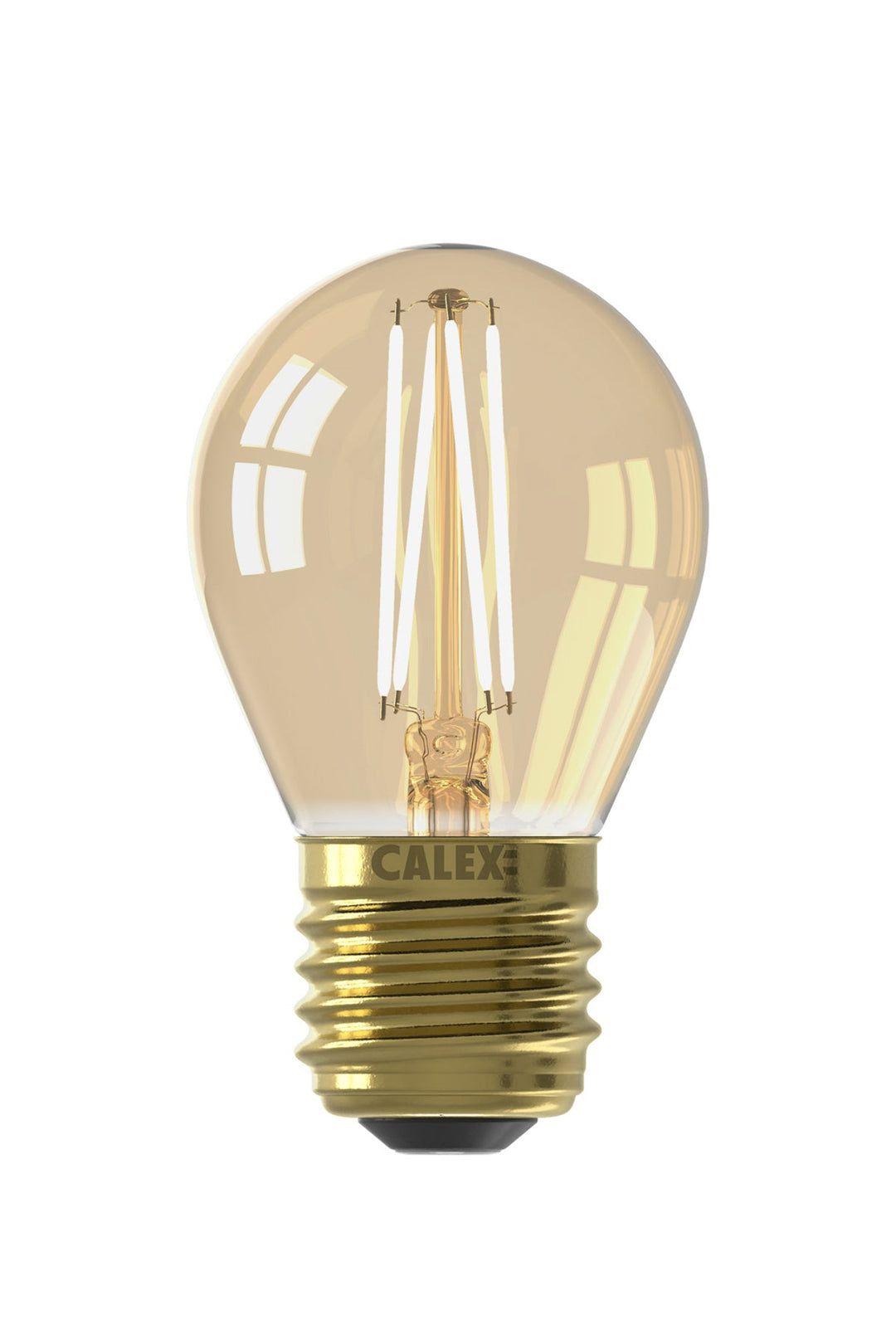 Calex LED Warm Filament Ball Lamp P45, Gold, E27, Dimmable 1101004900