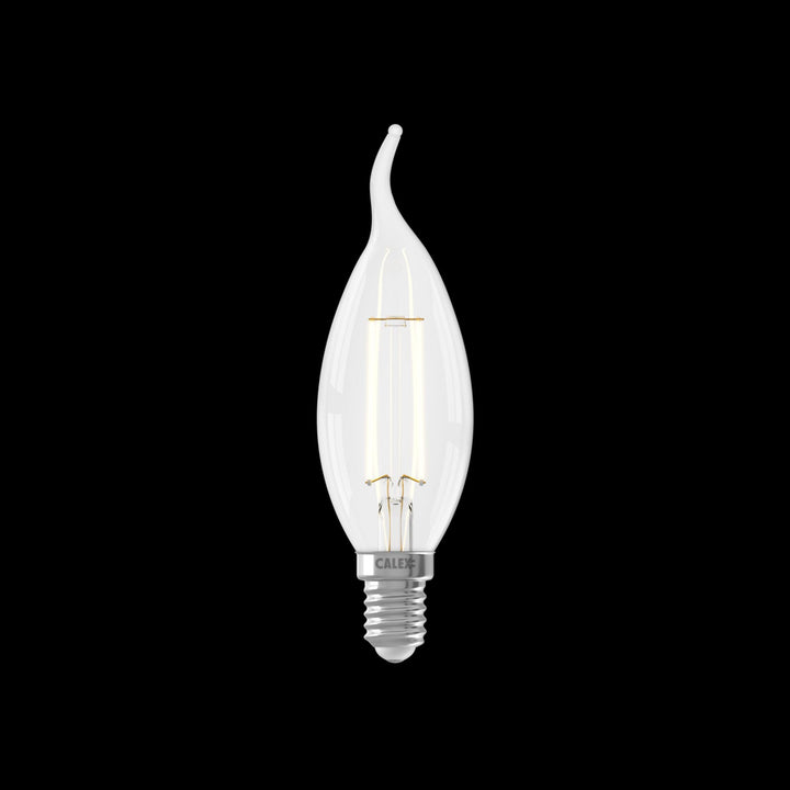 Calex LED Functional Filament Candle-Tip Lamp BXS35, Clear, E14, Dimmable 1101005600