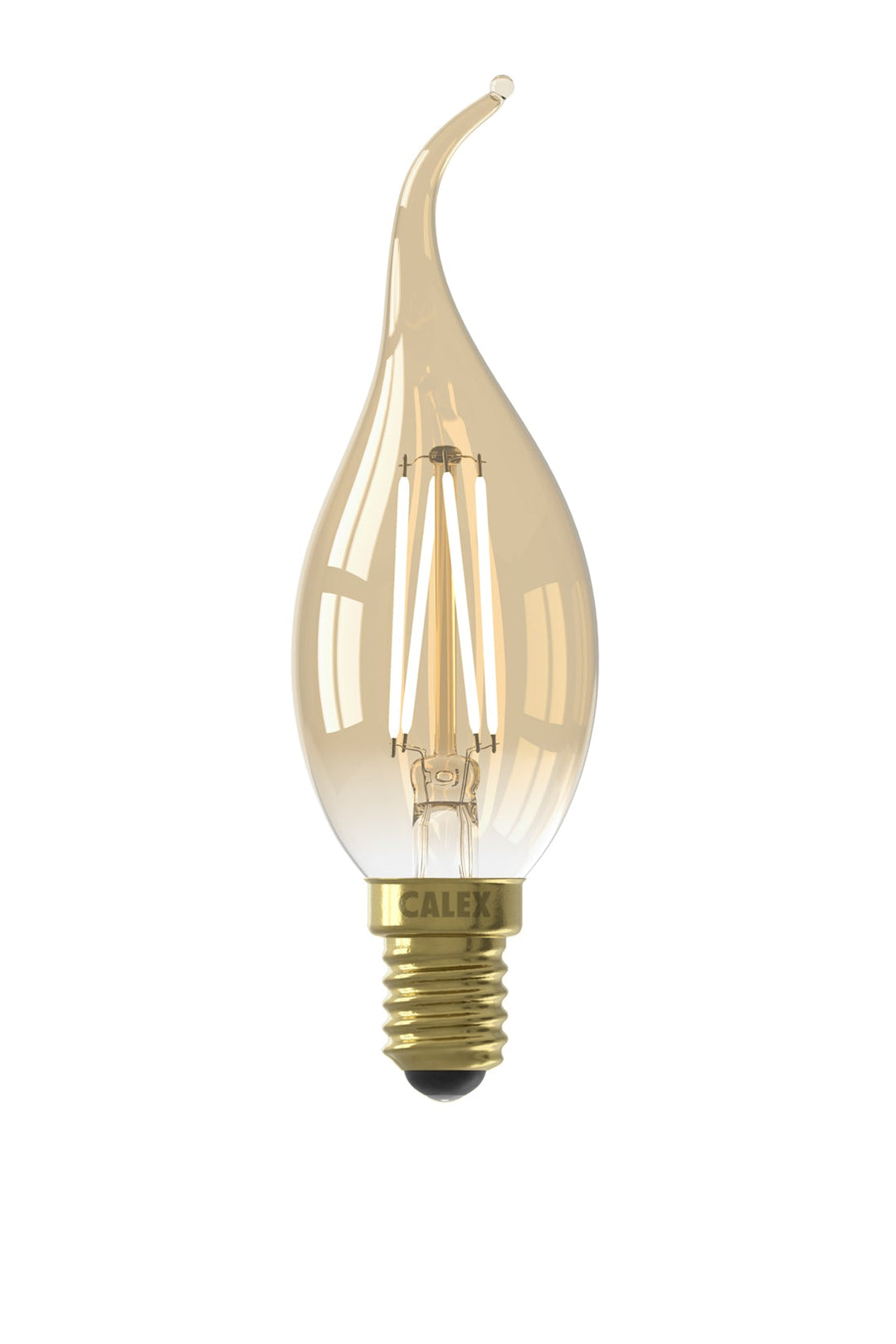 Calex LED Functional Filament Candle Lamp B35, Clear, E27, Dimmable 1101006000