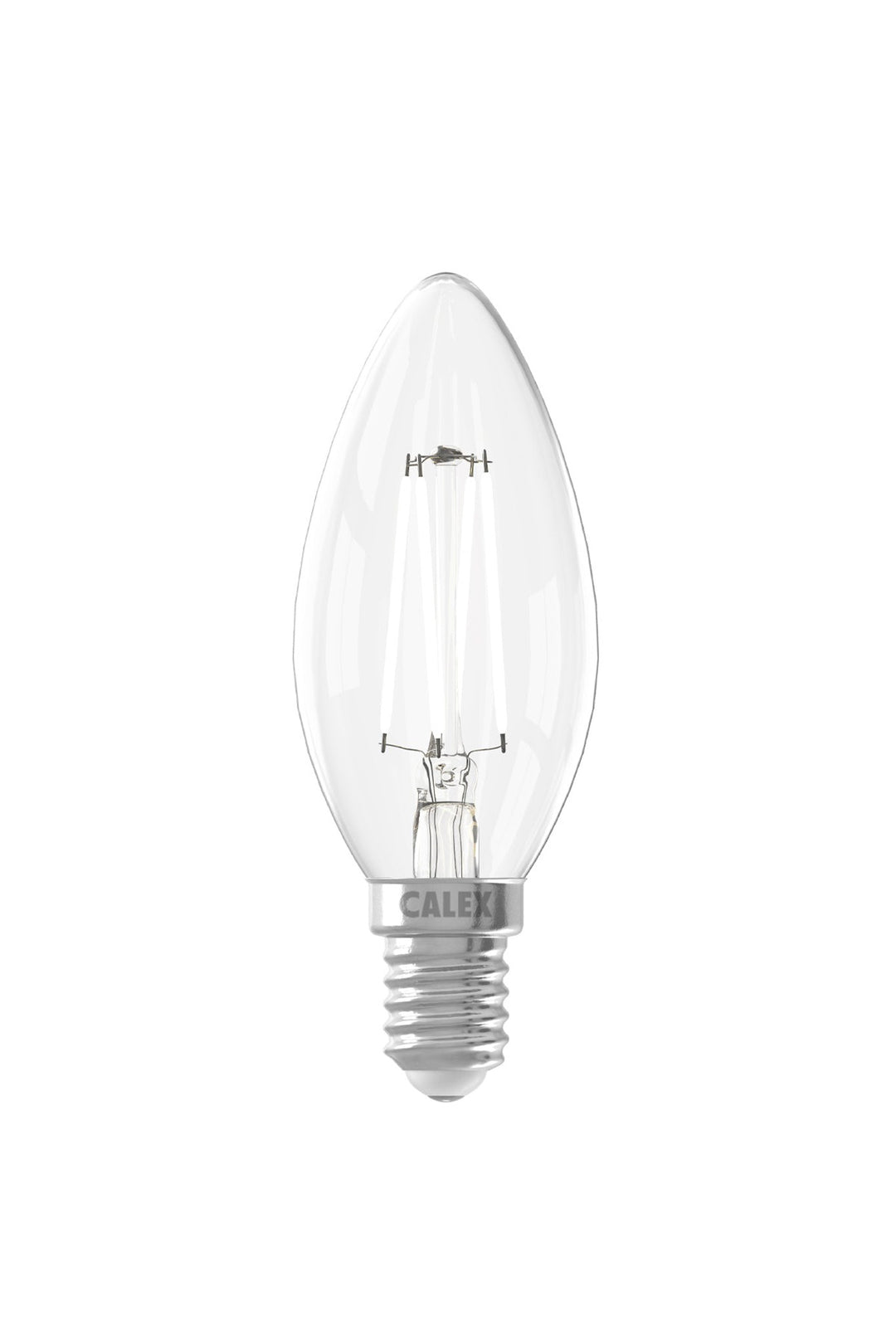 Calex LED Functional Filament Candle Lamp B35, Clear, E14, Dimmable 1101006700